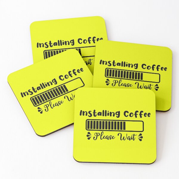 Item preview, Installing Coffee Please Wait designed and sold by TeesbyGinyard.