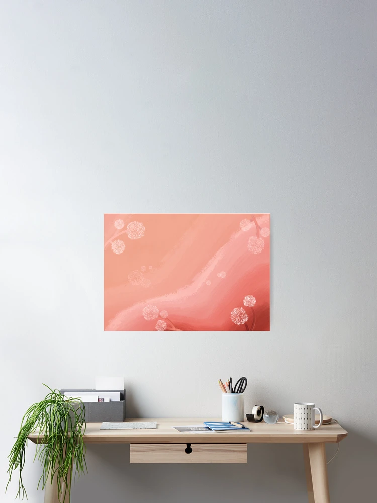 Thumbnail 2 of 3, Poster, Pink spring designed and sold by Rishika Aggarwal.