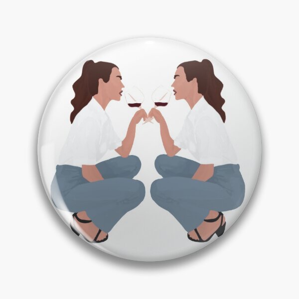 Item preview, Sipping Wine, Girls Night, Gemini, Zodiac Sign designed and sold by DesignAnita.
