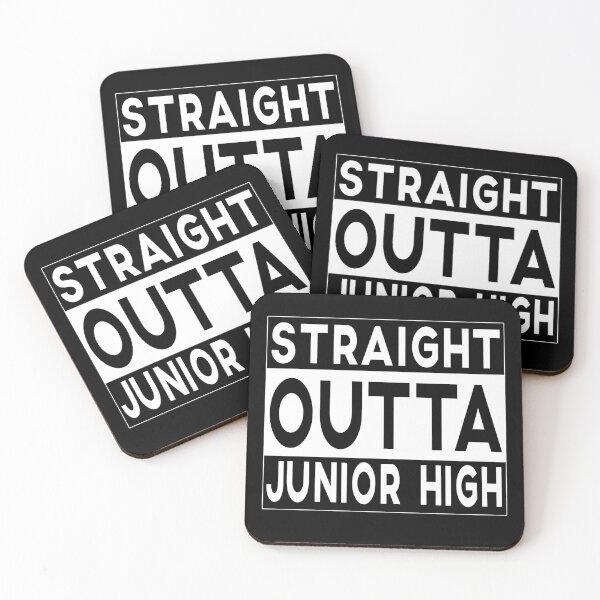 Item preview, Straight Outta Junior High Funny Slogan designed and sold by sillyquestions.