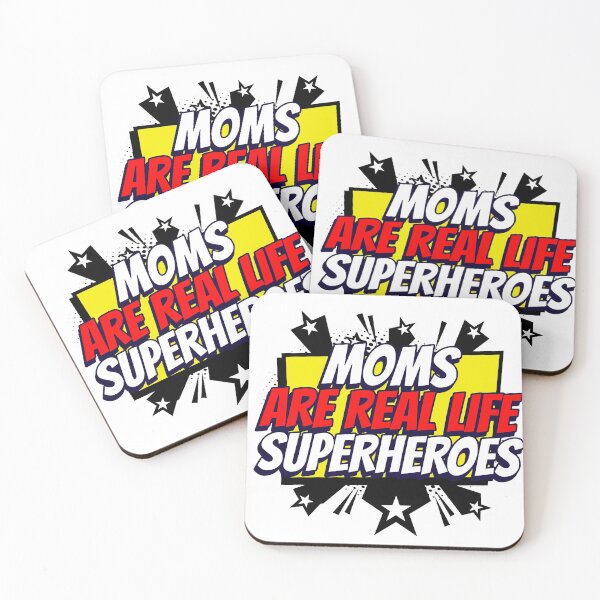 Item preview, Moms are Real Life Superheroes designed and sold by MisterSquid.