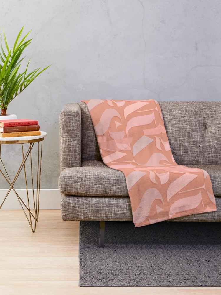 Thumbnail 2 of 6, Throw Blanket, Abstract letters designed and sold by Rishika Aggarwal.