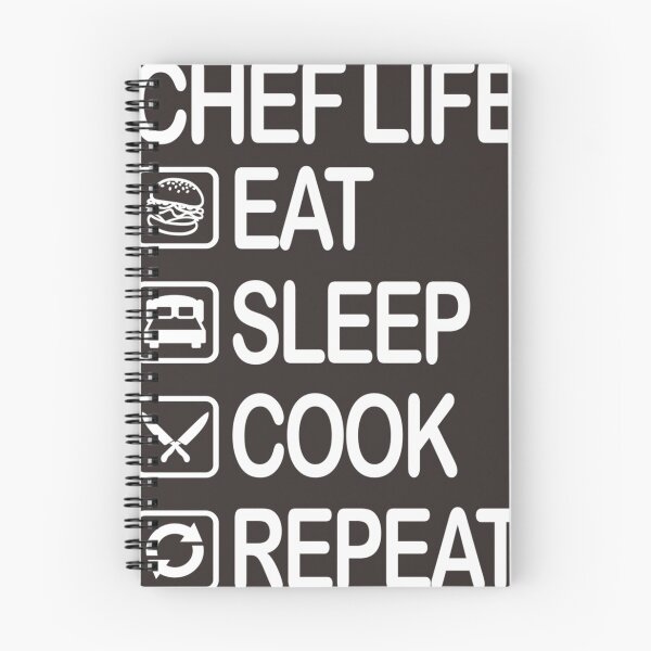 Item preview, Chef Life - Eat Sleep Cook Repeat  | Chef shirt | Chef T-Shirt designed and sold by chefstores.