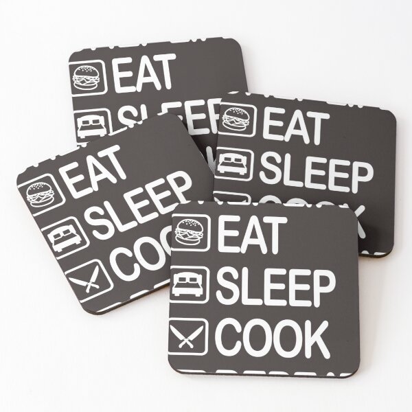Item preview, Chef Life - Eat Sleep Cook Repeat  | Chef shirt | Chef T-Shirt designed and sold by chefstores.