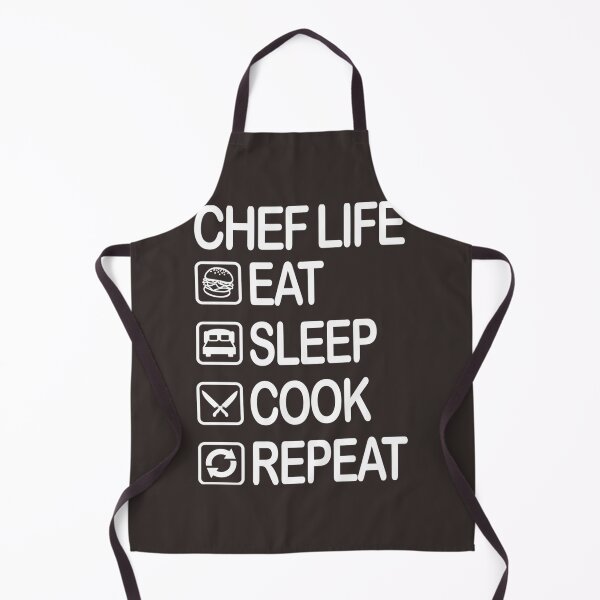 Item preview, Chef Life - Eat Sleep Cook Repeat | Chef shirt | Chef T-Shirt designed and sold by chefstores.