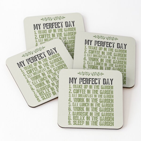 Item preview, My perfect day in the garden , gardening , gardener designed and sold by Growwithme.
