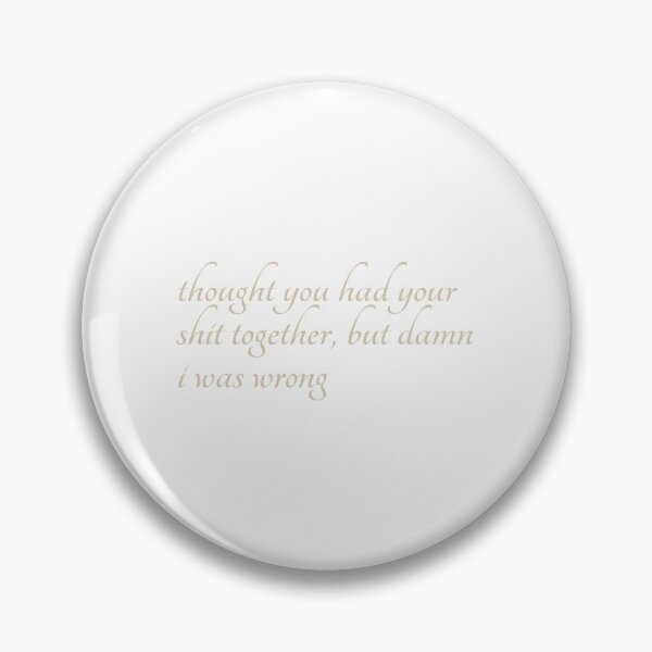 Item preview, BILLIE EILISH Lost Cause "I Was Wrong" Tan designed and sold by audibl.