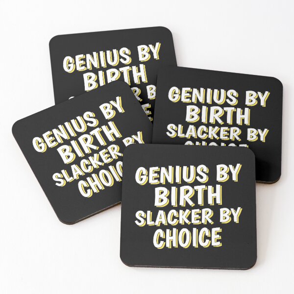 Item preview, Genius Funny Slacker Random Humor Funny Slogan designed and sold by sillyquestions.
