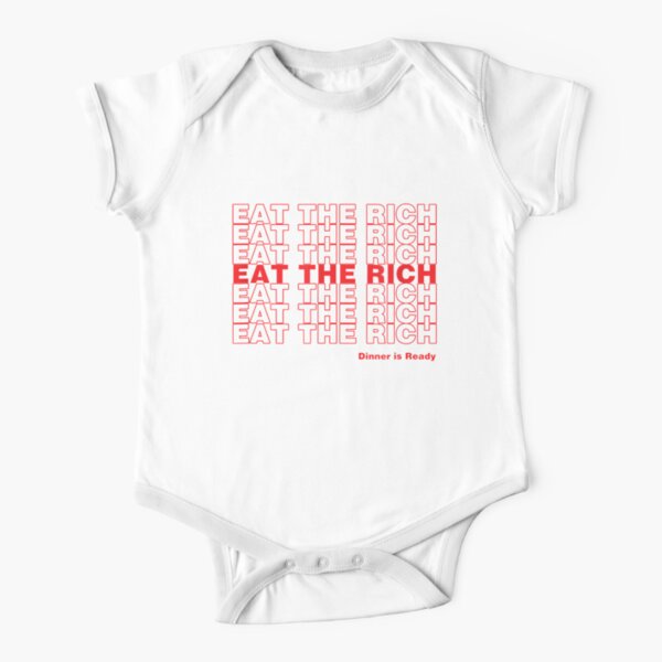 EAT THE RICH Black Baby-Body 