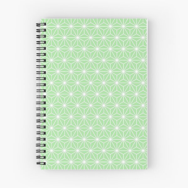 Item preview, Granny Smith Apple Green White Asanoha - Japanese Traditional Pattern designed and sold by KinitaDesign.