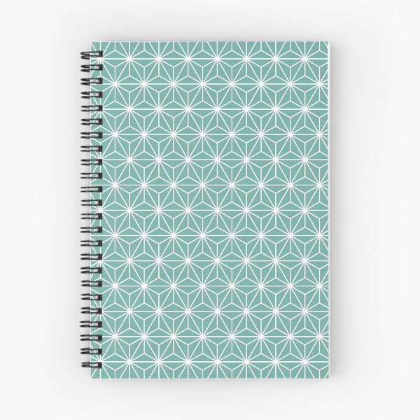 Item preview, Green Sheen Green White Asanoha - Japanese Traditional Pattern designed and sold by KinitaDesign.