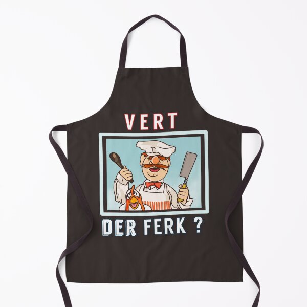 Item preview, Vert der ferk ?  Swedish Chef  | Chef shirt | Chef T-Shirt designed and sold by chefstores.