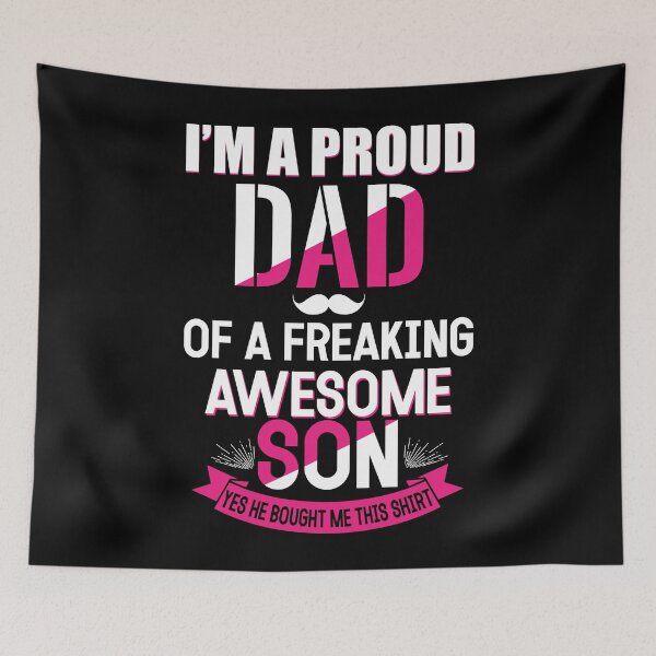Item preview, I'm a Proud Dad of a Freaking Awesome Son designed and sold by Printoweb.