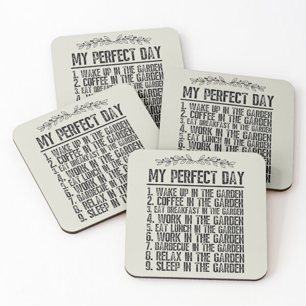 Item preview, My perfect day in the garden , gardening , gardener designed and sold by Growwithme.