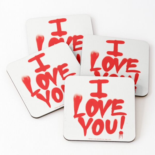 Item preview, I love You - Terms And Conditions May Vary designed and sold by WE-ARE-BANKSY.