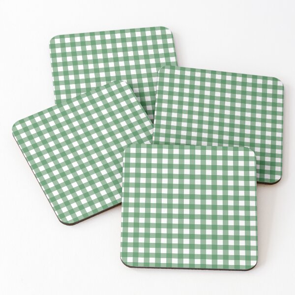 Item preview,  green gingham patterned designed and sold by ImagineKaye.