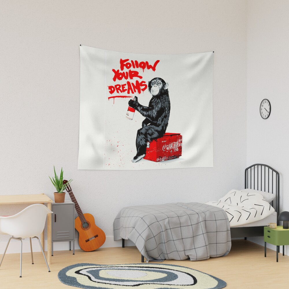 額装品/Follow Your Dreams/バンクシー/ポスター 額装済/30%OFF/バンクシー/Follow Your Dreams : azポスター