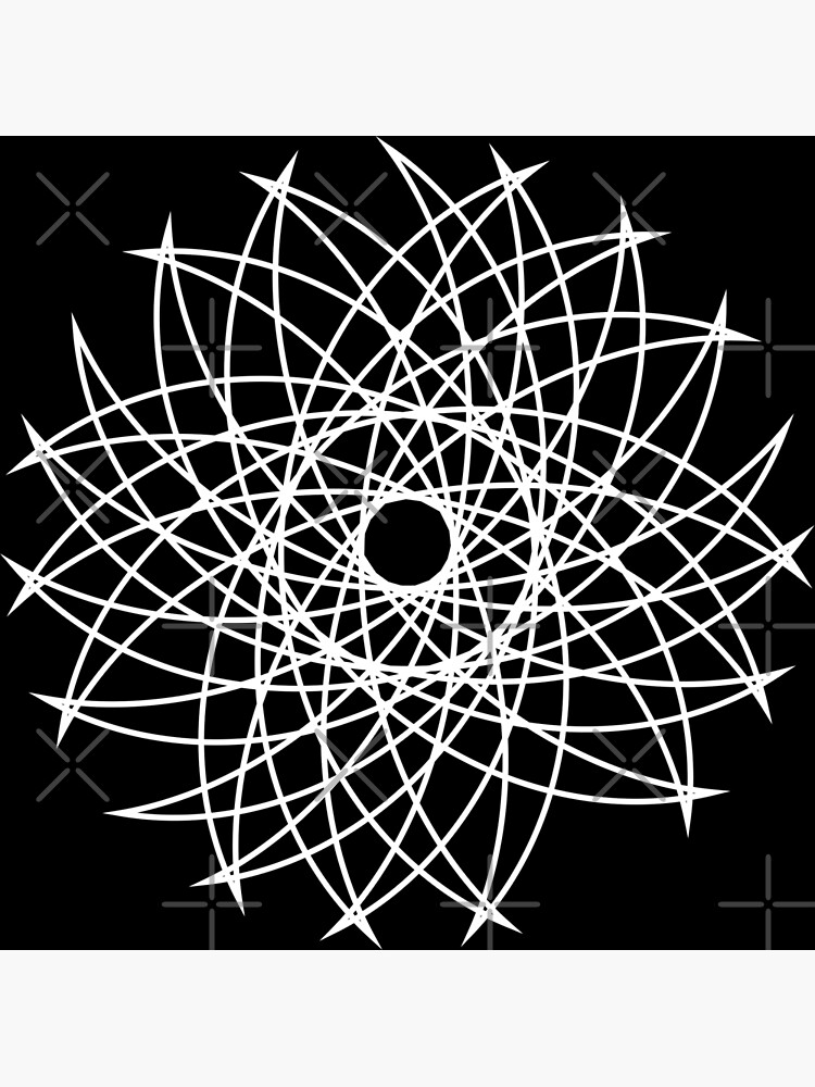 "Sunflower XRay Geometry Spider " Poster for Sale by