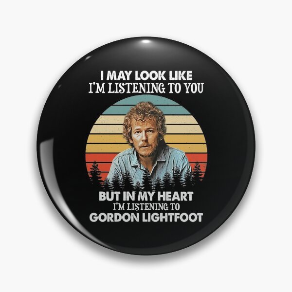 Item preview, I May Look Like I'm Listening To You Gordon Lightfoot Vintage designed and sold by knightwendy.