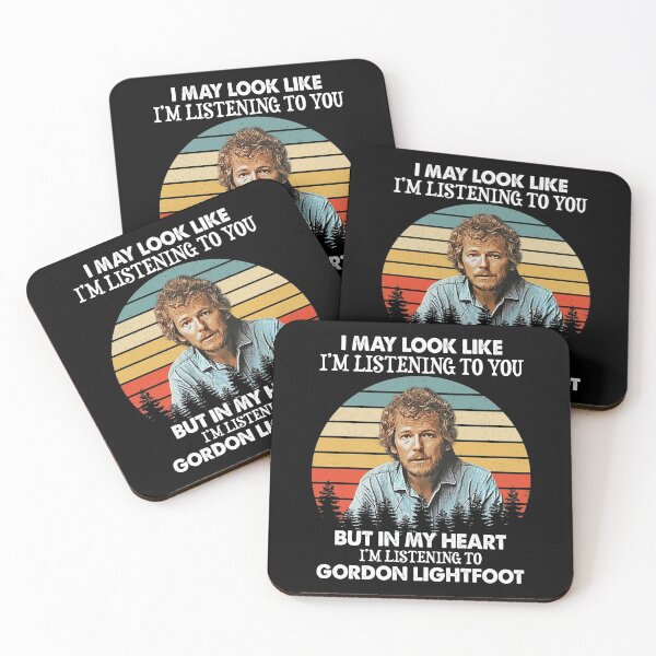 Item preview, I May Look Like I'm Listening To You Gordon Lightfoot Vintage designed and sold by knightwendy.