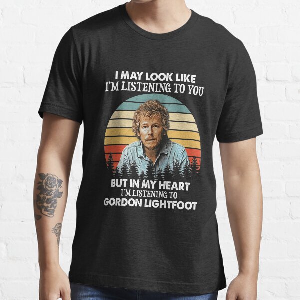 Item preview, I May Look Like I'm Listening To You Gordon Lightfoot Vintage designed and sold by knightwendy.