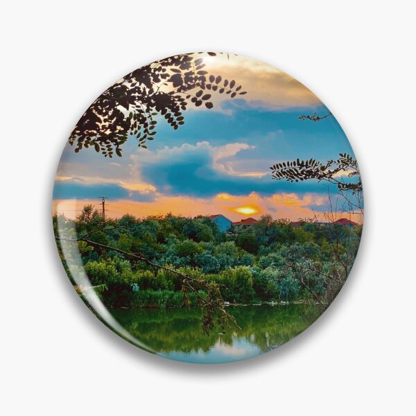 Item preview, Colourful lake scene - beautiful nature designed and sold by Poppy-World.