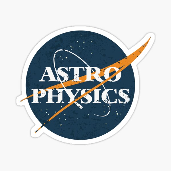 Astrophysics Space Vintage Sticker