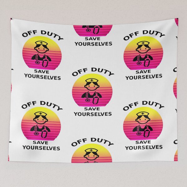 Item preview, off duty save yourselves designed and sold by shirtsdesignpk.