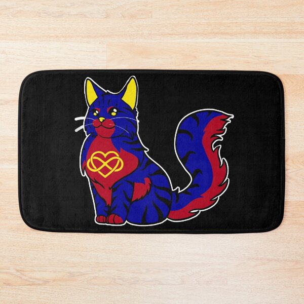 Item preview, Polyamorous Pride Maine Coon designed and sold by Cat Herd.