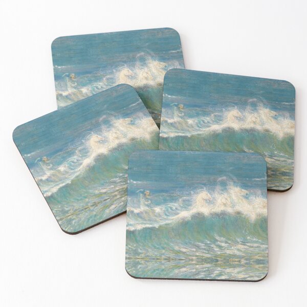 Item preview, HORSES OF NEPTUNE AMONG SEA WAVES designed and sold by BulganLumini.