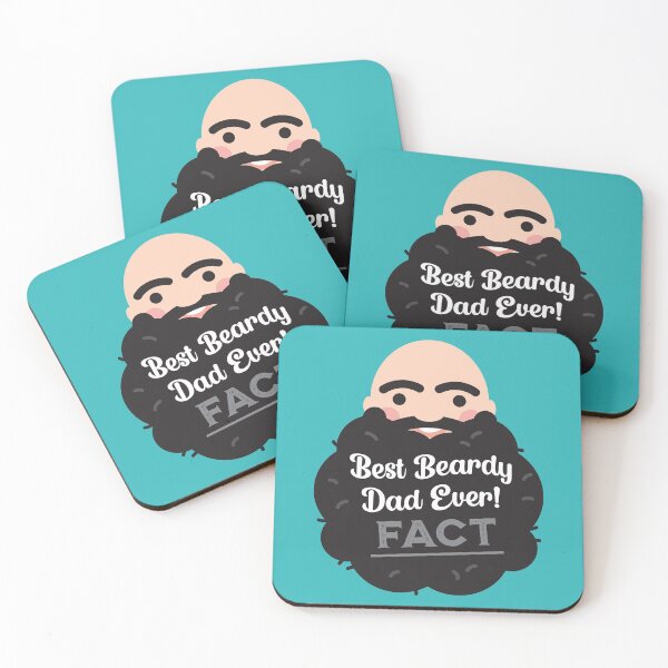 Item preview, Best (Black) Beardy Dad Ever **FACT** designed and sold by VicEllisArt.