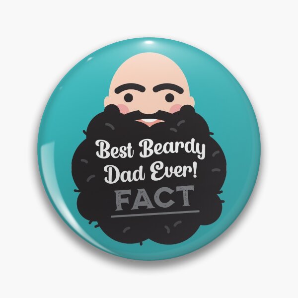 Item preview, Best (Black) Beardy Dad Ever **FACT** designed and sold by VicEllisArt.