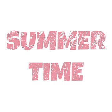 Artwork thumbnail, Summer Time. Quote. Hand-drawn vintage lettering. by vectormarketnet