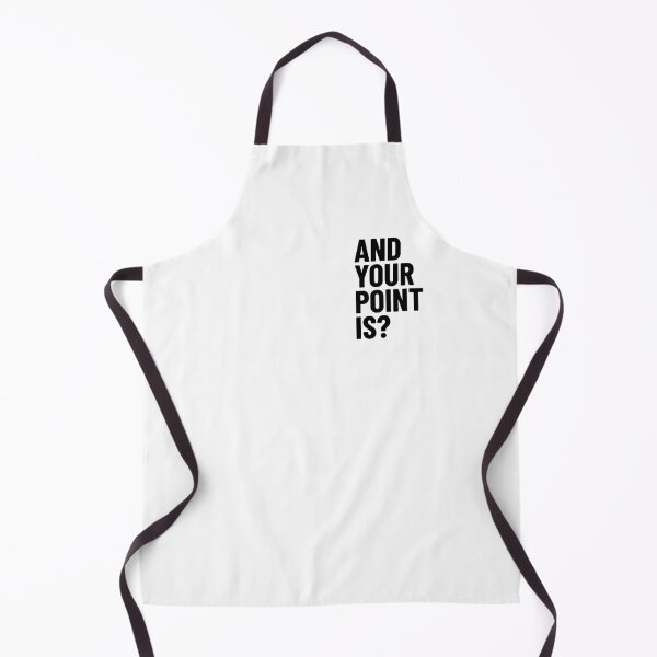 Item preview, And Your Point Is? Badge | Black Text designed and sold by LucidLounger.