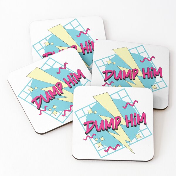 Item preview, "Dump Him" Retro 90's Feminist Pop Art designed and sold by XXRebellion.