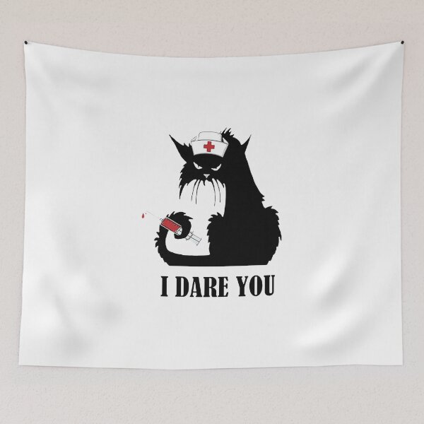 Item preview, CAT NURSE I DARE YOU designed and sold by Emanuel48473.