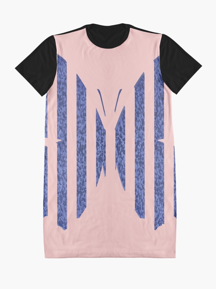 Alternate view of Stylized butterfly Graphic T-Shirt Dress