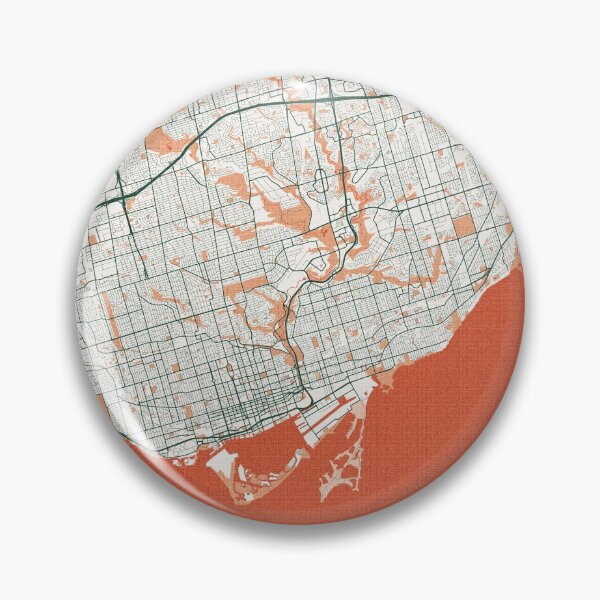Item preview, Toronto City Map of Ontario, Canada - Bohemian designed and sold by deMAP.