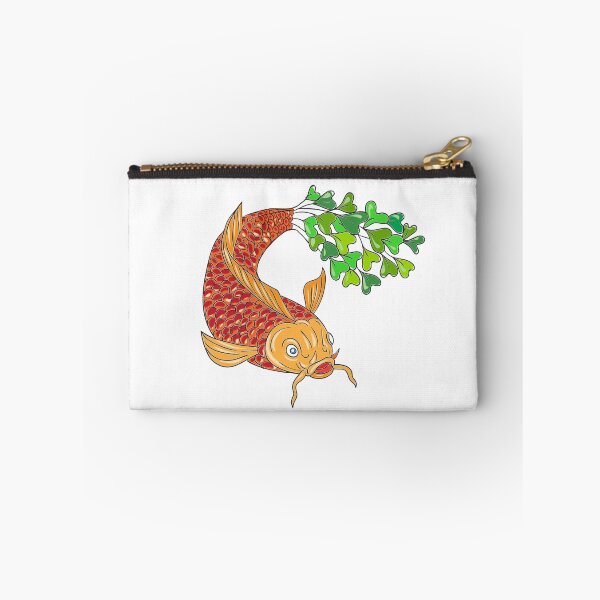 Item preview, Koi Nishikigoi Carp Fish Microgreen Tail Drawing designed and sold by patrimonio.