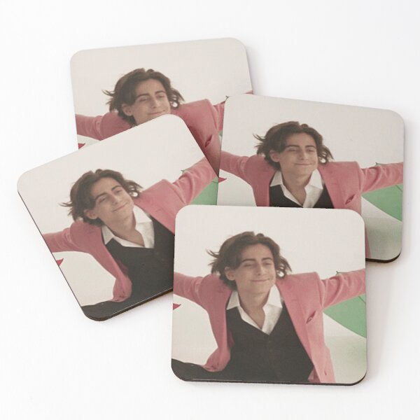 Item preview, Aidan Gallagher pink jacket designed and sold by lizzyrivue.