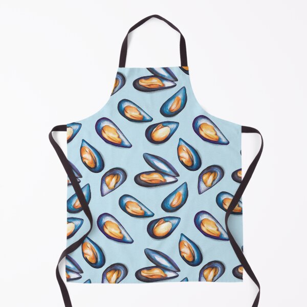 Item preview, Mussels Seafood Pattern designed and sold by AmandaDilworth.