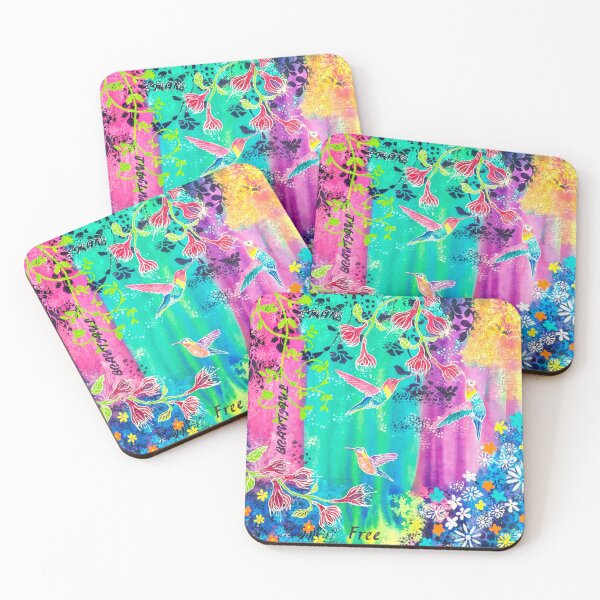 Item preview, Hummingbird Magical Forest designed and sold by Tracey  Bartlett.