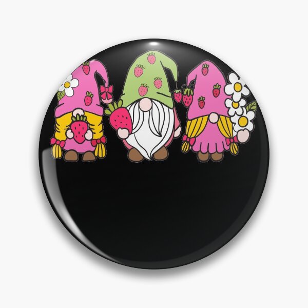 Item preview, 3 Strawberry Gnomes Spring Midsummer Gnomies  designed and sold by funnytshirtemp.