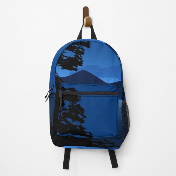 Item preview, Night Illustration With The River And Moon designed and sold by JTS STORE.