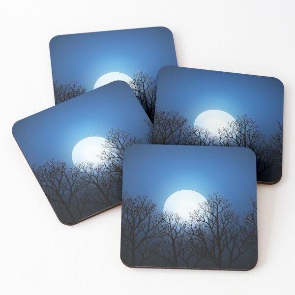 Item preview, Leafless Tree With Full Moon Background designed and sold by JTS STORE.