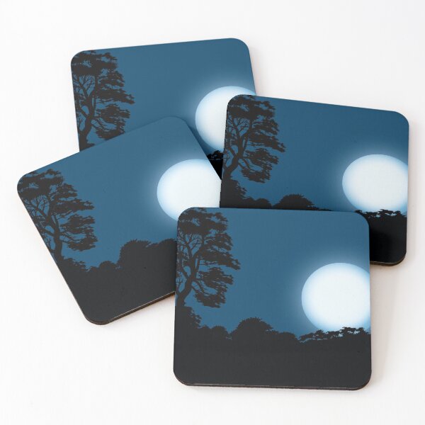 Item preview, Tree With Full Moon Background designed and sold by JTS STORE.