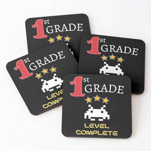 Item preview, First Grade Level Complete New High Score - 1st Grade Level Cleared designed and sold by For the love of Pixels.
