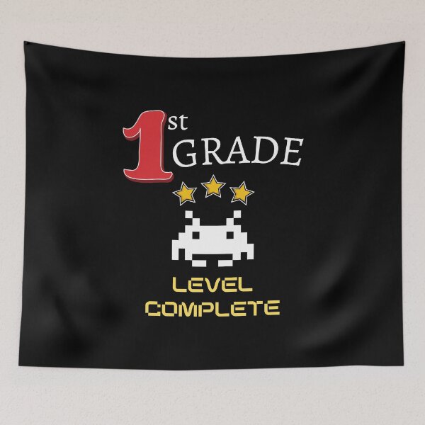 Item preview, First Grade Level Complete New High Score - 1st Grade Level Cleared designed and sold by For the love of Pixels.