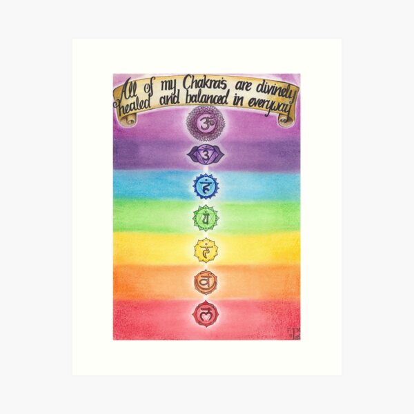 Chakra Healing Art Print