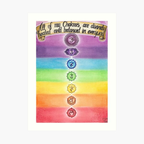 Chakra Healing Art Print